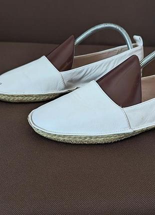 Кожаные мокасины балетки от clarks