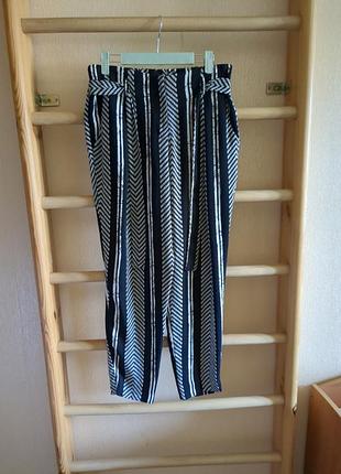 Шифоновые тонкие брюки river island, размер 10