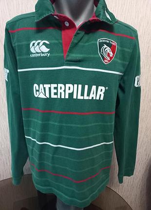 Футболка поло canterbury leicester tigers rugby (размер m)