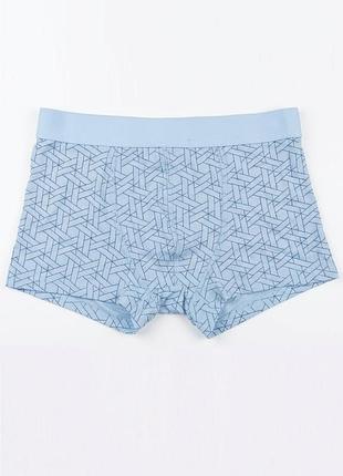 Боксеры трусы мужские primark модал/хлопок голубые
