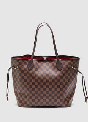 💎 louis vuitton neverfull mm damier ebene 43 х 28 х 17 см