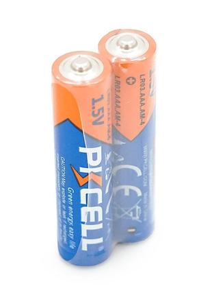 Батарейка лужна pkcell 1.5v aaa / lr03, 2 штуки shrink ціна за shrink, q30/600