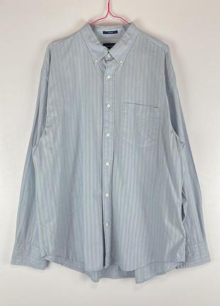 Чоловіча сорочка gant relaxed в смужку (l / 41-42)