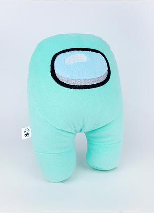 М'яка іграшка космонавт among us 20 см для дітей м'ятний weber toys mc-5386