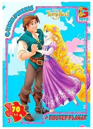 Пазли 70 елементів картон для дітей від 3 років казки g-toys mc-9232