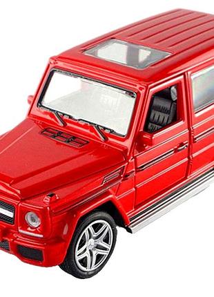 Іграшкова інерційна машинка 1:32 з відкривними елементами червона mercedes-benz mc-8034