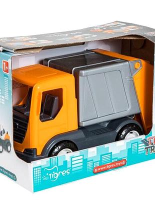 Грузовик бетоносмеситель пластик для игр 19х26х14 5 см tigres mc-6525
