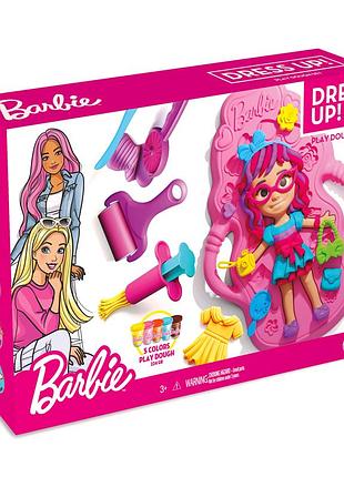Набор для творчества тесто для лепки для детей 280 г barbie mfc mc-9559