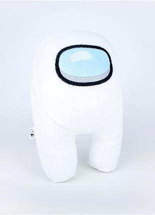 М'яка іграшка космонавт among us 20 см для дітей білий weber toys mc-5383