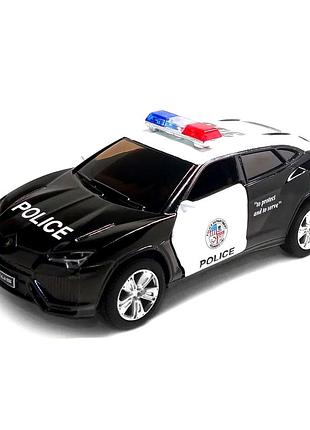 Іграшкова інерційна машинка lamborghini urus police 16 см метал kinsmart mc-9729