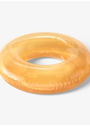 Надувний круг 76 см для води одномісний вініл жовтий intex mc-7942