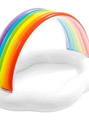 Бассейн надувной 142x119x84 см для детей 1-3 лет винил intex mc-5788