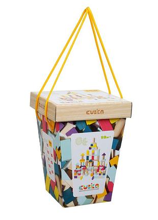 Дерев'яний конструктор 50 деталей для дітей cubika mc-5153