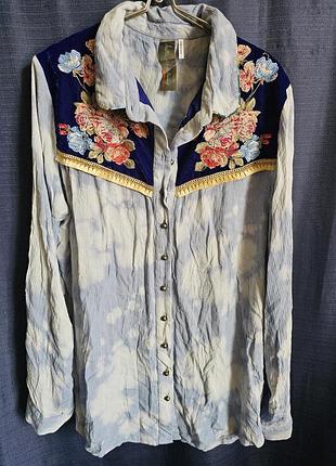 Рубашка винтажная aratta silent journey
