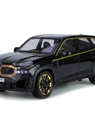 Игрушечная инерционная модель автомобиля bmw xm 1:24 с звуковыми и световыми эффектами черная mc-10037
