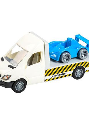 Эвакуатор mercedes-benz sprinter 1:24 для детей от 3 лет пластик tigres mc-7800