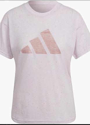 Рожева меланжева футболка adidas future icons tee • оригінал
розмір xs,s