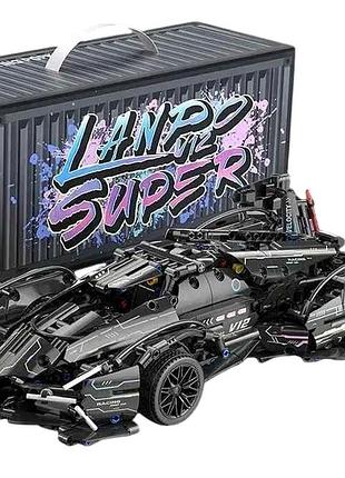 Конструктор спортивного автомобіля 1314 деталей 1:14 для дітей від 6 років чорний superpunk mc-9817