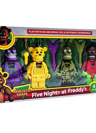 Игрушечные фигурки five nights at freddy's 4 шт для коллекционирования пластик mc-7836