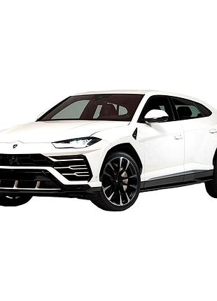 Металлическая инерционная машинка lamborghini urus 1:24 для игры белая mc-7672
