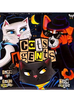 Настільна гра cats agents для всієї родини 19 карт агентів 38 карт ключів 333 слова україна danko toys mc-6464