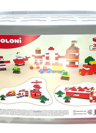 Конструктор 303 деталі блоковий для розвитку уваги унісекс doloni toys mc-8768
