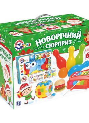 Ігровий набір із 6 іграшками для розвитку навичок для дітей технок mc-9296