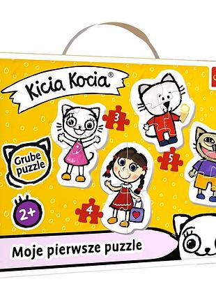 Пазлы 18 элементов для детей от 3 лет классические для игры картон trefl baby classic mc-8240