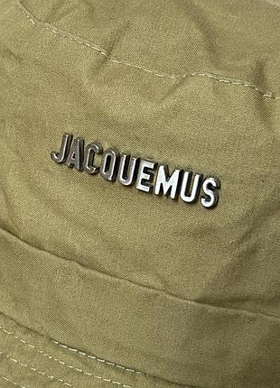 Панама jaquemus оригінал зелена / хакі