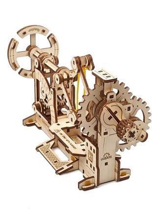 3d-пазл тахометр деревянный для обучения stem 133 элемента ugears mc-6855