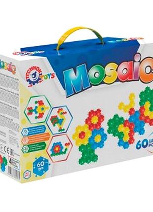 Мозаїка-пазли 60 елементів для творчості технок mc-6140