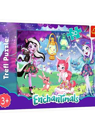 Пазлы 30 элементов магический мир enchantimals для детей trefl mc-5500