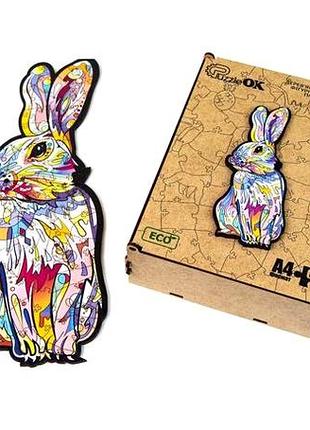 Дерев'яні пазли 68 деталей для дітей від 6 років з тваринами puzzleok mc-6874