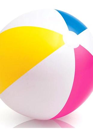 Надувний м'яч 61 см для води кольоровий intex mc-9567