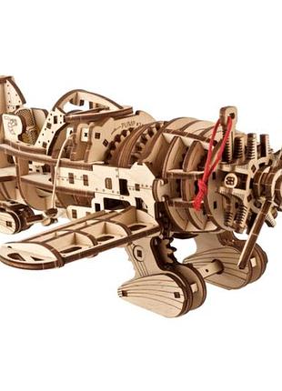 3d-пазл механічний літак бешний шершень 354 елементи для збирання ugears mc-7510