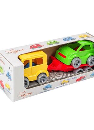 Набір машинок kid cars sport автобус і гольф 3 шт пластик унісекс mc-7799