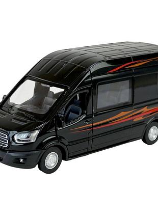 Іграшкова машинка ford transit металева зі світловими та звуковими ефектами 1:35 для гри mc-9375