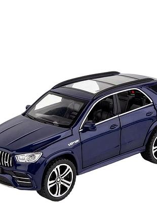 Игрушечная моделька внедорожника mercedes-benz gle 63s инерционная 1:32 15 см синяя mc-9948