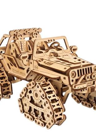 3d-пазл механічний гусечний позашляховик 423 елементи для збирання ugears mc-7509