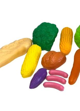 Ігровий набір продукти 11 предметів для дітей colorplast mc-8671