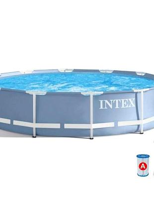 Каркасний басейн 366x76 см 6503 л для дачі intex mc-5179