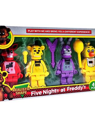 Игрушечные фигурки five nights at freddy's 4 шт для коллекционирования пластик mc-7837