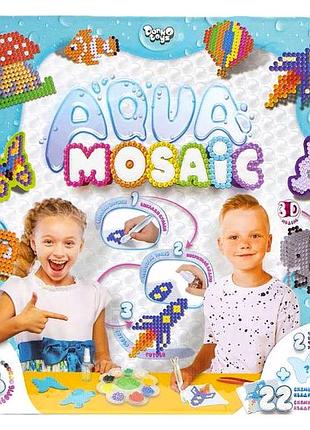 Набор для творчества аквамозаика средняя 6 лет для детей 1 шт danko toys mc-5683