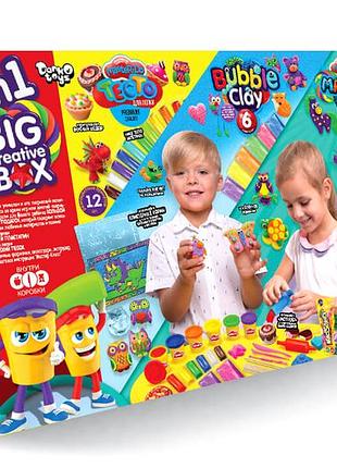 Набор для творчества тесто для лепки кинетический песок аксессуары 4в1 danko toys mc-5661