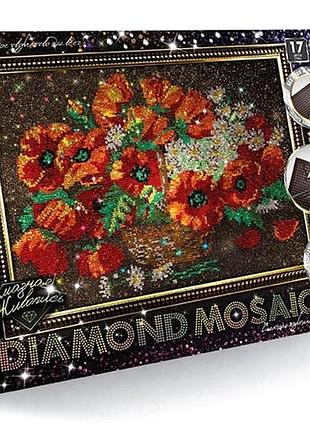 Набор для творчества алмазная мозаика 30х40 для детей 26 цветов danko toys mc-6809