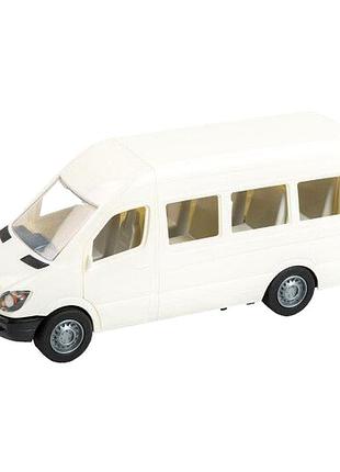Автобус пассажирский mercedes-benz sprinter 1:24 для детей от 3 лет белый tigres mc-6450