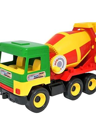 Бетономешалка игрушечная middle truck пластиковая для игры на улице 38х18х26 см mc-6126