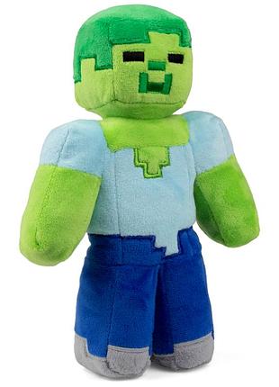 М'яка іграшка зомбі 23 см для дітей із плюшу minecraft titatin mc-7103