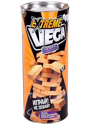Настольная игра дженга vega extreme mini 54 бруска для всей семьи деревянная danko toys mc-5289