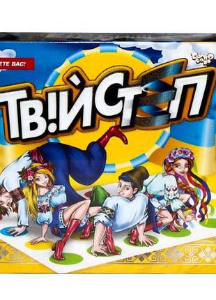 Підлогова гра твістер для всієї родини розважальна картонна danko toys mc-5765